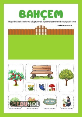 Bahçe tasarlama etkinliği