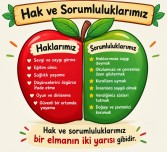 Hak ve sorumluluklarımız pano görseli