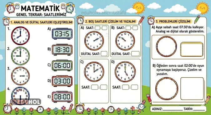 Saatler Konusu Genel Tekrar