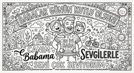 Babalar Günü Boyaması