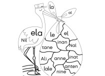L sesi boyama sayfası
