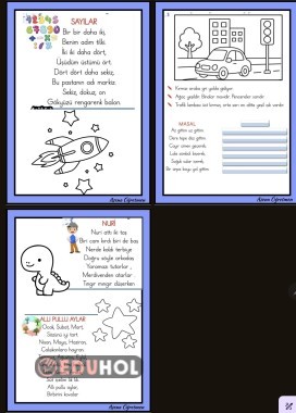 1.sınıf özel ders için çalışma kağıdı