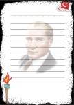 29 Ekim Şiir Yazma Şablonu