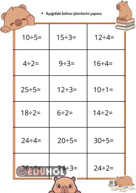 bir sayfa alt alta bölme bir sayfa yan yana bölme olmak üzere iki sayfa bölme işlemi çalışma sayfası