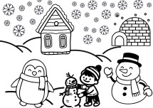 Poster Boy Kış Boyaması