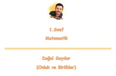 1.Sınıf Matematik Onluk ve Birlikler