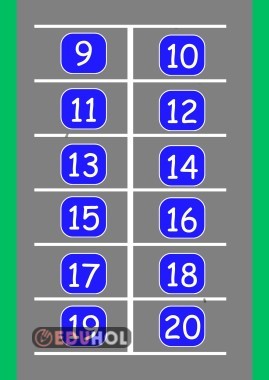 Parking Lot Numbers Activity