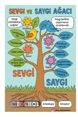 12 A4 LÜ SEVGİ VE SAYGI AĞACI