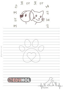 4 Ekim Hayvanları koruma Günü şiir şablonu