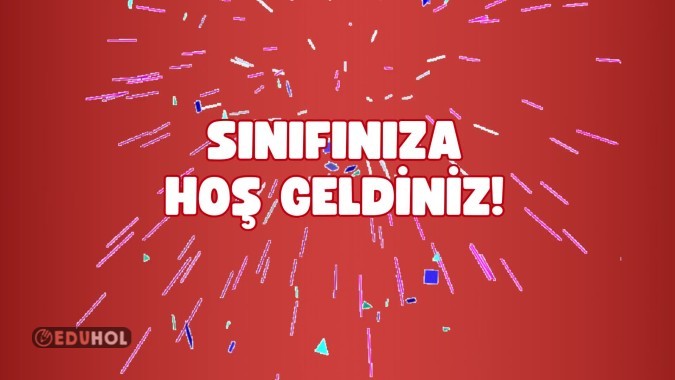 Yeni eğitim öğretim yılına başlarken sınıfınızda kullanabileceğiniz eğlenceli bir video tasarımı.