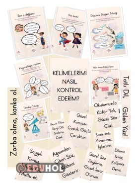 sözel zorbalığa karşı 9 a4 büyüklüğünde poster