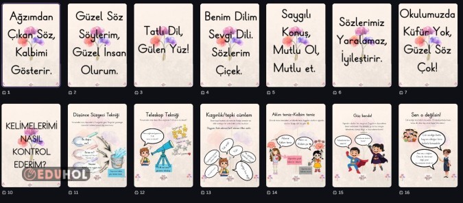 Sözel Zorbalık Karşıtı sözler ve sloganlar