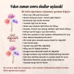 İlk hafta velinin öğretmene mutlaka bildirmesi gereken durumlar.