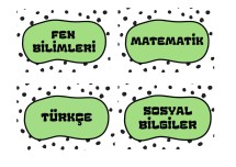 PANO İSİMLERİ 4.SINIF