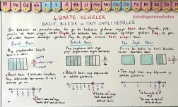 4. Sınıf 18. Hafta Ders Notları