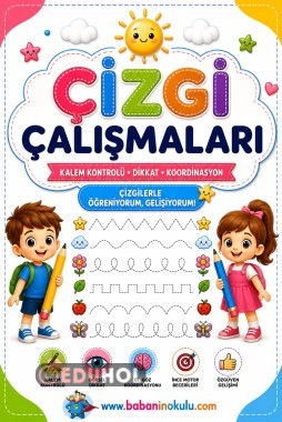 ÇİZGİ ÇALIŞMALARI-KOLAYDAN ZORA DOĞRU