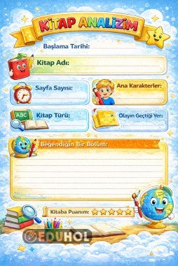 KİTAP ANALİZİM TÜM SINIFLAR