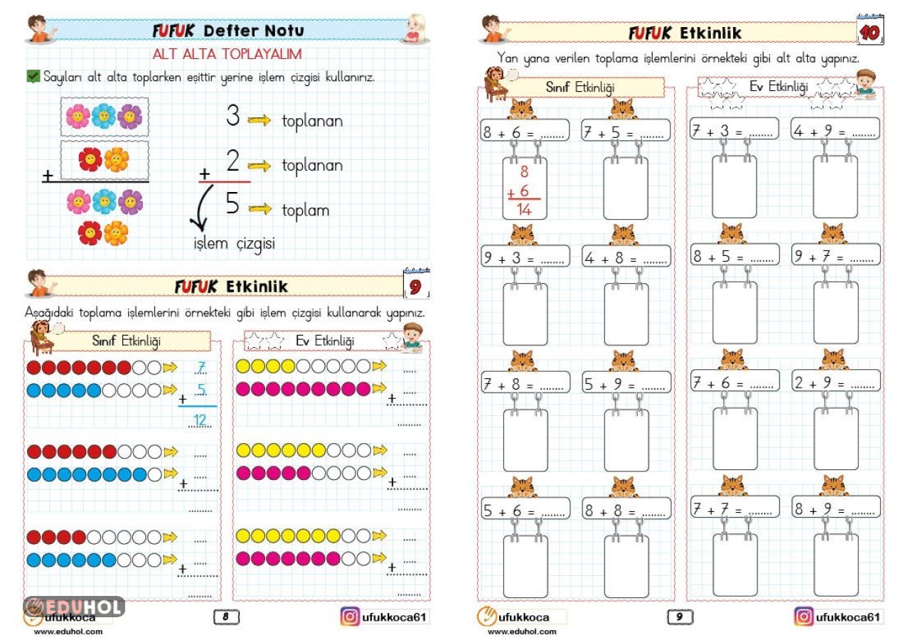 1.Sınıf Matematik Toplama İşle... | Eduhol - Ders Videoları İzle Online ...