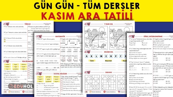 FUFUK - Gün Gün Kasım Ara Tatili Çalışması