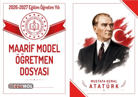 Yeni Maarif Model Öğretmen Dosyası Kapakları
