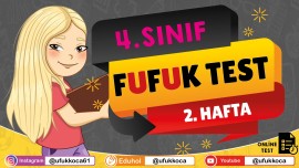 4.Sınıf - 2.Hafta - Kazanım Değerlendirme Testi