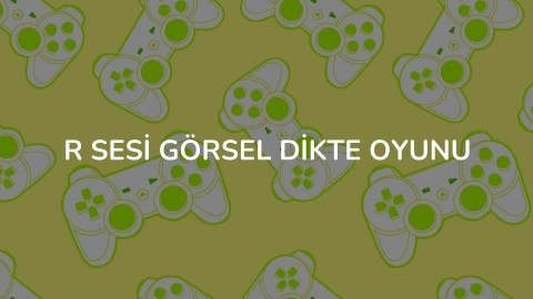 R Sesi Görsel Dikte Oyunu 1