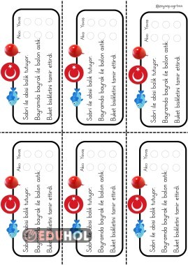 B sesi okuma kontrol şablonu