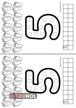 Beşer ritmik sayma defter çalışması