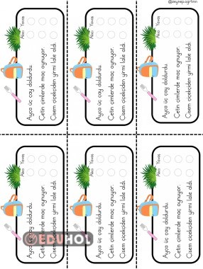 Ç sesi okuma kontrol şablonu