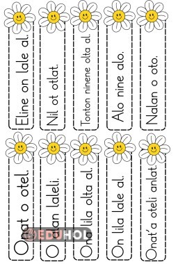 O sesi çek oku cümleler