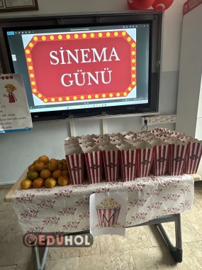 Sinema günü dijital pano