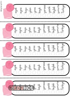 Y sesi okuma kontrol çizelgesi