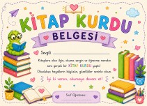 Kitap kurdu belgesi