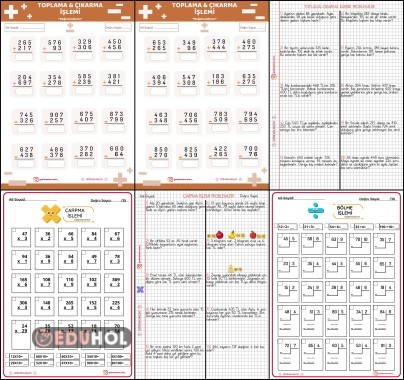 Dört İşlem Tatil Ödevi