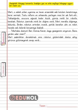 Hikaye Tamamlama Çalışması