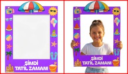 Yaz Tatili Karne Hatırası Çerçeve