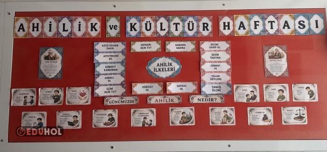 Ahilik Haftası Pano Görseli