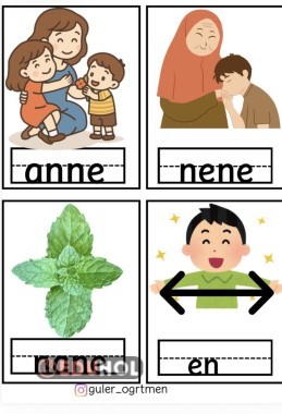 A,N,E harfleri poster