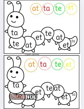 T sesi hece farkındalığı çalışması