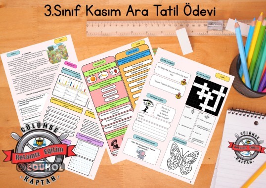 3.Sınıf Kasım Ara Tatil Ödevi