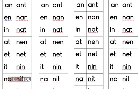a-n-e-t-i   bütün heceler