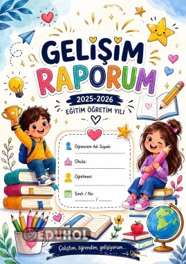 1. VE 2. SINIF GELİŞİM RAPORU KAPAĞI