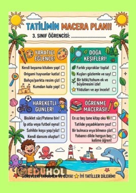3.SINIF TATİLDE MACERA PLANIM