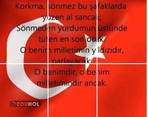 BİRİNCİ KITA TÜRK BAYRAKLI İSTİKLAL MARŞI