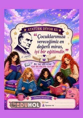 KIZ ÖĞRENCİLER İÇİN KARNE KAPAĞI
