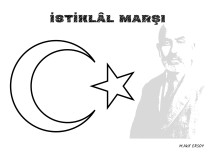 12 MART İSTİKLÂL MARŞI'NIN KABULÜ VE M.AKİF'İ ANMA GÜNÜ PANO-RENKSİZ