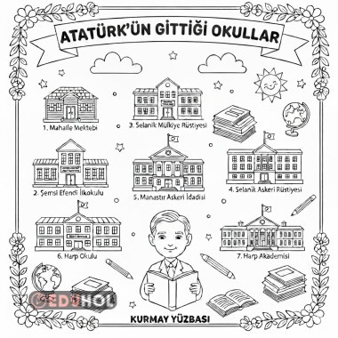 2.sınıf ATATÜRK'ün gittiği okullar