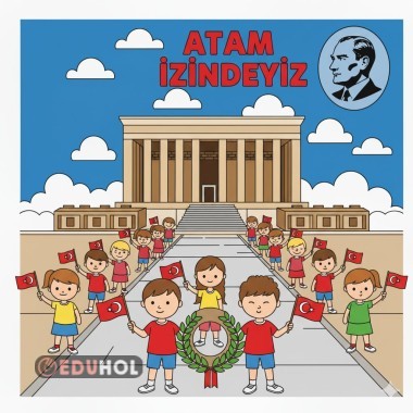 10 Kasım Atatürk'ü Anma Günü Boyama Sayfası