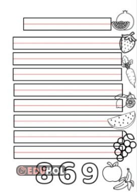 Yerli Malı Haftası Şiir Yazma Şablonu