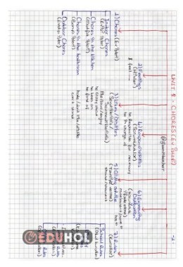 Chores konu anlatımı ve kelime listesi - defter ve tahta notları